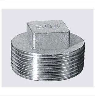 Plug Threaded Fitting Forged Pipe Fitting NPS 1/2", M20x1.5, G1/4" Class A182 F304/F316, 304/316LASME B16.11