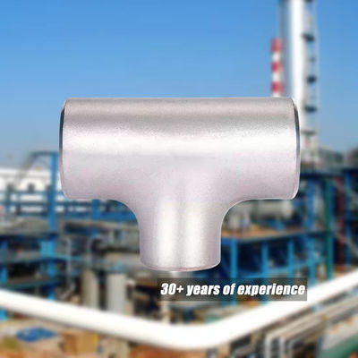 Stainless Steel Tee Durable and Corrosion-Resistant Butt Welded Connection