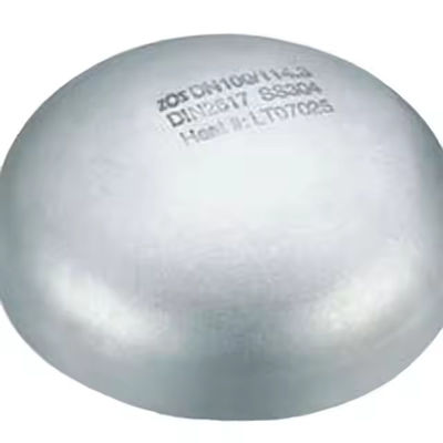 Stainless Steel 304 Butt Weld Caps - ASTM A403 WP304, Schedule STD, ASME B16.9, Designed for Corrosion Resistance