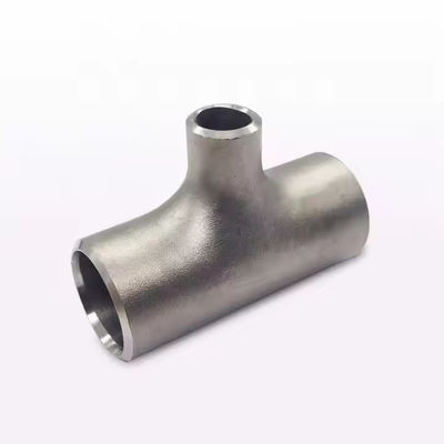 304 Stainless Steel Reducing Tee Seamless Construction Polished Finish