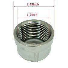 High Quality Stainless Steel Casting Pipe Fittings Threaded Round Cap