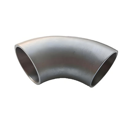 Butt Welded Stainless Steel Elbow 90 Degree Short Radius Elbow SS Tube Fitting Rolled Sand Surface China Factory