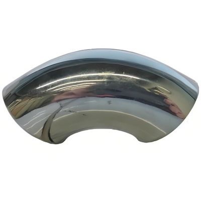 Stainless Steel Sanitary Welded Elbow Mirror Elbow Inside And Outside The Full Throw Welded Double Mirror 90 Degree Elbow