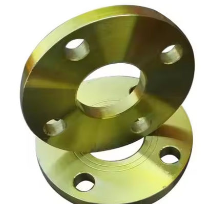High-Pressure Brass Flanges to ANSI Standards Painted Surface Treatment for Pipe Fittings