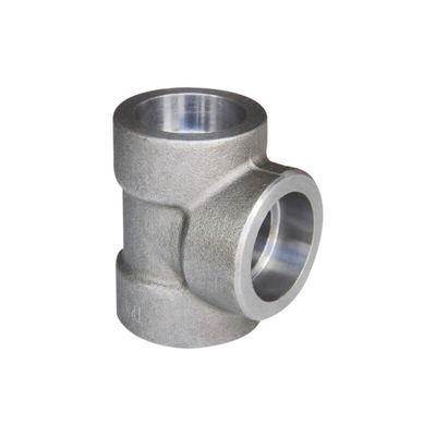 ANSI B16.9 Forged Pipe Fittings Socket Welding Tee DN 6'' * 3'' SCH 40
