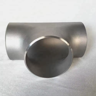 ASME B16.9 SCH 80 Stainless Steel Barred Tee Piggable Corrosion Resistant Pipe Fitting