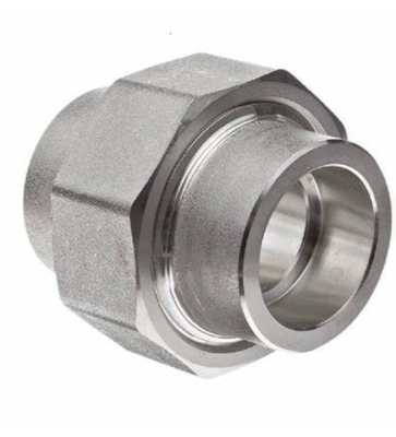 Forged Pipe Fittings Duplex Stainless Steel Union ASTM A815 UNS S31803 ASME B16.11