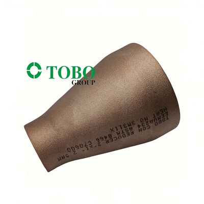 Copper Nickel Butt Welding Concentric Reducer 2"x1" ASTM B466 C70600  Pipe Fitting