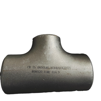 Alloy C-22 / Hastelloy C-22 Nickel Alloy Reducing Tee 4" X 2" SCH40 SMLS ASME B16.9