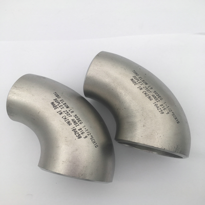 Duplex Stainless Steel 2507 90° Long Radius Elbow Butt Weld Fitting ASME B16.9