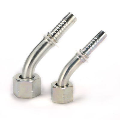 Custom High Pressure Hydraulic Fluid Hose Straight Elbow Pipe Fittings
