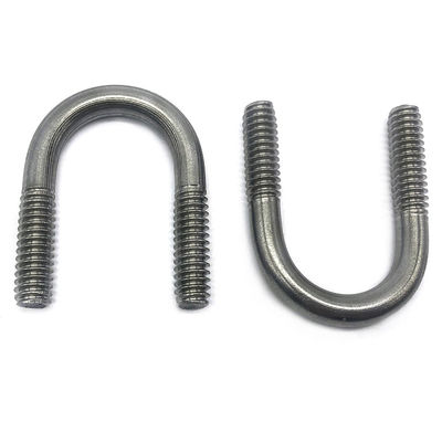 China Fastener M6 M8 M12 100mm For Trucks Motorcycle Square U Bolt 304 316 Stainless Steel U Bolt