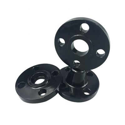 Black JIS 10K PL Class 150 DN100 A105n Carbon Steel Forged Flange