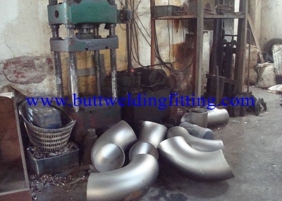 180 Degree Stainless Steel Tube Elbows , SR / 90 LR Elbow DN50 SCH40S SCH160