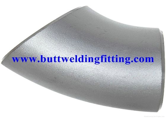 45 Degree Steel Elbow L Butt Weld Fittings A815 UNS S31803 with Round Head Code